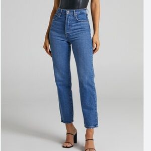 Levi's women’s ribcage ankle straight